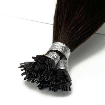 Lieferung Aramex 100% Remy Unverarbeitete menschliche Haare Fan Y Tipp Haarverlängerungen Straight Style
