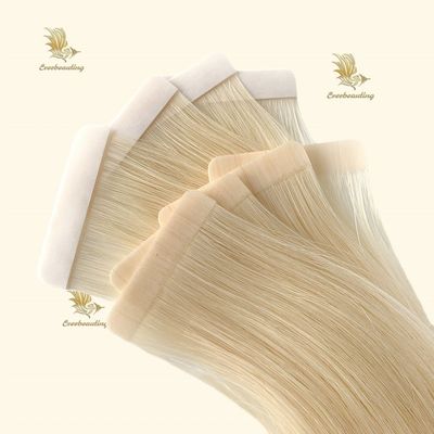 Blonde Farbe Rohhaarband in Haarverlängerungen Vergießen Keine Anpassung Anforderung