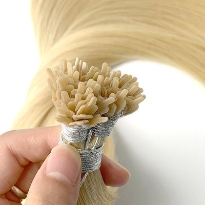 Vollständige Bezahlung Kuterhaut ausgerichtet Keratin Spitze De Cabello Humano Y Spitze Erweiterungen menschliches Haar