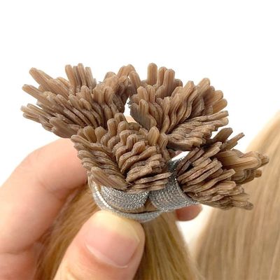 Vollständige Bezahlung Kuterhaut ausgerichtet Keratin Spitze De Cabello Humano Y Spitze Erweiterungen menschliches Haar