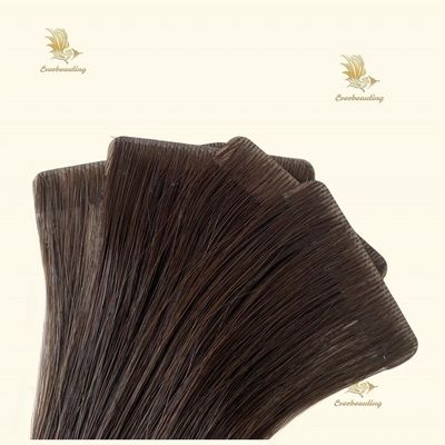 Erste Zahlung Russisches unsichtbares Haar doppelt gezogenes Remy-Tape in menschlichen Haarverlängerungen