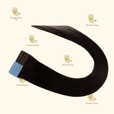 Erste Zahlung Russisches unsichtbares Haar doppelt gezogenes Remy-Tape in menschlichen Haarverlängerungen