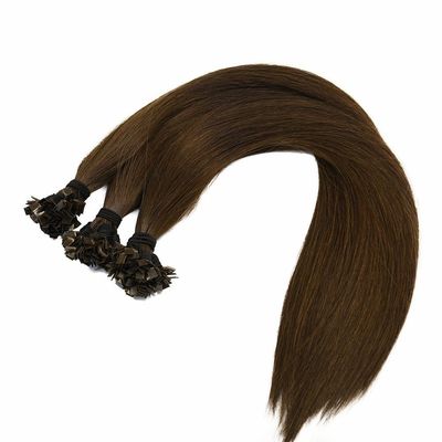Doppel gezeichnetes Flächenhaar Remy Flachspitze menschliche Haarverlängerungen Anpassung an Ihren Stil