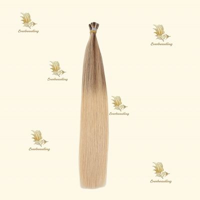 2024 Beliebte Balayage Farben Doppel gezeichnet Keratin I Tipp Haarverlängerungen für Remy Haare