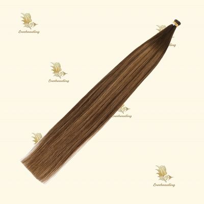 Vorgefertigte I-Tips Haare 100% Remy menschliche Haare Balayage Farbe Keine Vergießung Rückerstattung