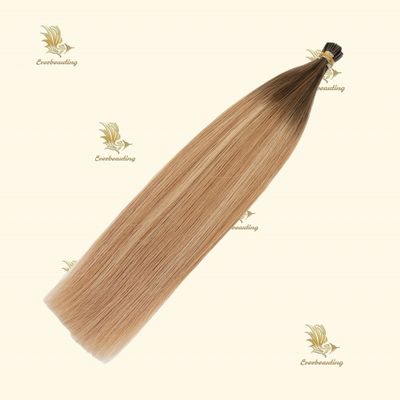 Doppel gezogene Balayage Farbe italienische Keratin I Tipp Haarverlängerungen für Ihre Anforderungen