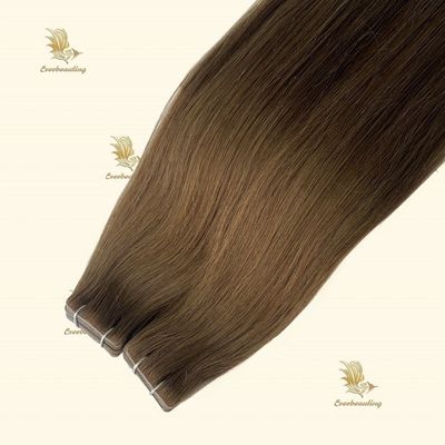 Muti-Color Straight Style Haarverlängerungen 100% Jungfrauenhaar Unsichtbares Band zum Nutzen
