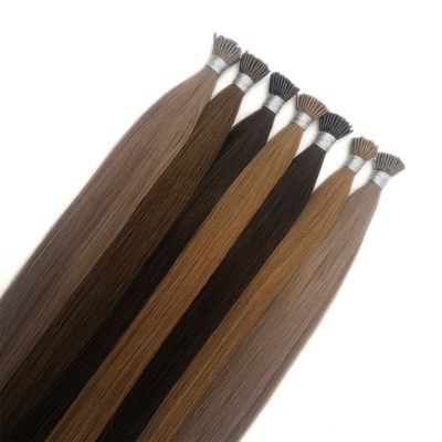 Personalisierte Anforderung Doppelt gezogenes Verhältnis Schönheitsarbeiten Haar Balayage I-Tip Haarverlängerungen