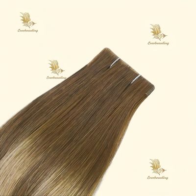 Human Hair Invisi Tape Haarverlängerungen doppelt in hervorragenden Farben aus Russland gezeichnet