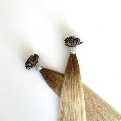Doppel gezogene Kutikel ausgerichtete Haare Vorverbindung Haarverlängerungen mit italienischer Keratin