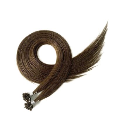 Doppelt gezogenes Verhältnis Vorgebundene Keratin-Haarverlängerungen 1 g/Strang U/Nagelspitze Remy menschliches Haar