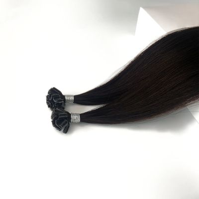 Doppel gezogene menschliche Haarverlängerungen Muti-Farbe brasilianische Haare Vorbindung Keratin Haare