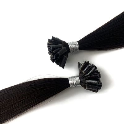 Doppel gezogene menschliche Haarverlängerungen Muti-Farbe brasilianische Haare Vorbindung Keratin Haare