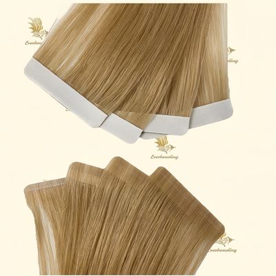 Rückerstattungen 100% Vollkutikel-Tape-Ins Hair Remy Sticker Slim Tape in Haarverlängerungen