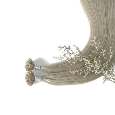 50cm * 8cm * 3cm Paketgröße Echte Haare Gerade Remy Nagel U Spitze Haarverlängerungen
