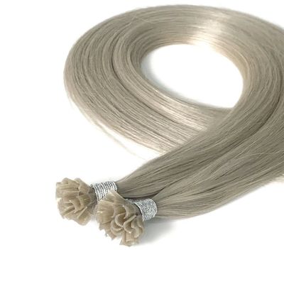 10 Farben Natürliche Gerade Einfache Remy menschliche Haarverlängerungen Keine Verwirrung Italienische Perlen Tipp