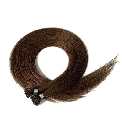 Kein Haarausfall und doppelt gezogenes Remy-Haar Keratin U Spitze Haarverlängerung für farbfähiges Haar