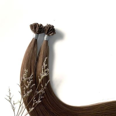 Kein Haarausfall und doppelt gezogenes Remy-Haar Keratin U Spitze Haarverlängerung für farbfähiges Haar