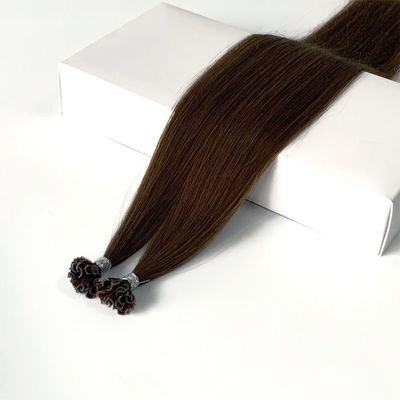 50cm*8cm*3cm Paketgröße Jungfrau Glanz Natur U-Spitze Keratin Haarverlängerung für Kunst