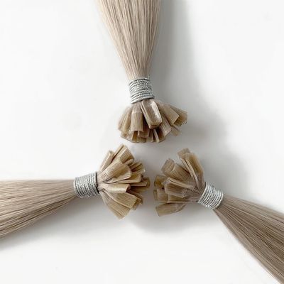 50cm*8cm*3cm Paketgröße Jungfrau Glanz Natur U-Spitze Keratin Haarverlängerung für Kunst