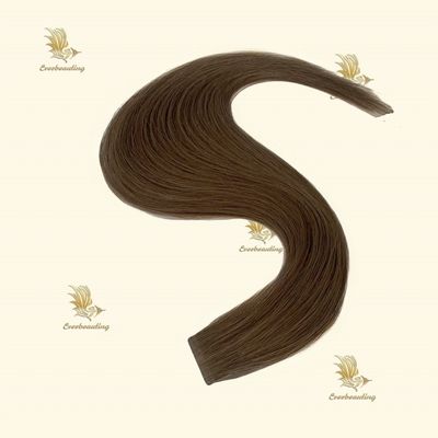 Farbe anpassen menschliche Haarverlängerung Slim Tape Stil Doppel gezeichnet russische Remy Haare