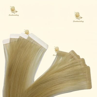 Vorgebundenes, doppelt gezogenes Hautweftband Remy-Haarverlängerungen 100% menschliches Haar