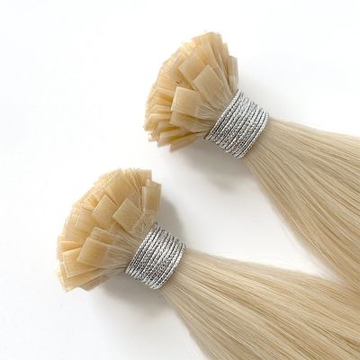 Vorgebundene italienische Keratin-Haarverlängerungen für Flachspitzenhaare in Packungsgröße