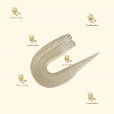 Luxuriöse Blonde Ombre Doppelbänder Haarverlängerungen für Salon-Versorgung Tape-240403