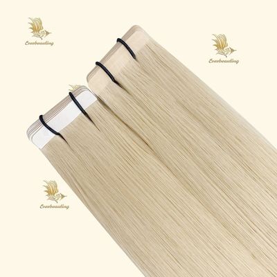 Luxuriöse Blonde Ombre Doppelbänder Haarverlängerungen für Salon-Versorgung Tape-240403
