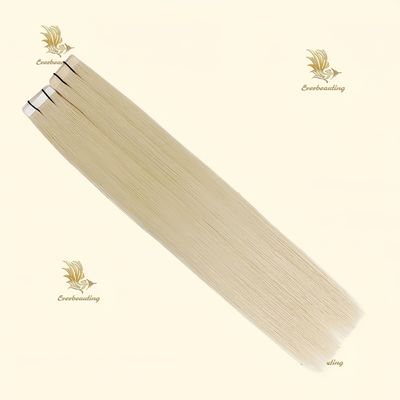 Brasilianische Haarteppiche Lebensdauer 3 Monate 12A Grad 100% Europäisches menschliches Haar Blonde Farbe