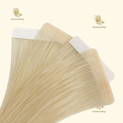 Brasilianische Haarteppiche Lebensdauer 3 Monate 12A Grad 100% Europäisches menschliches Haar Blonde Farbe