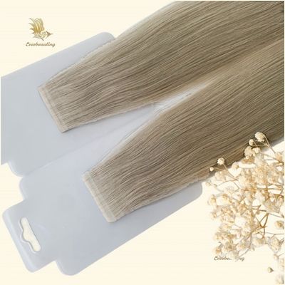 Slim Tape Ins Human Hair Cuticle Aligned Bulk Hair Blonde Farbe mit vorgebundenem Stick