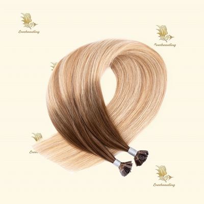 Slawische Haare Flachspitze Haarverlängerungen Keine Verwirrung Erste Zahlung Professionelle Grade