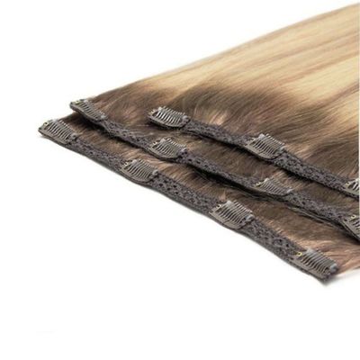 Produkte Doppelgezogene Clip in Haarverlängerungen CH-24256 Muti-Color Afro Kinky Curly