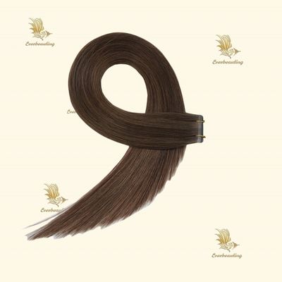 Beliebte Balayage-Farben Doppelt gezogenes echtes menschliches Haarband Erweiterungen des geraden Stils