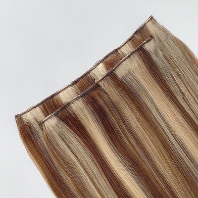 100% brasilianische Remy Clip in Haarverlängerung Straight Style Blondine russische Jungfrau menschliches Haar