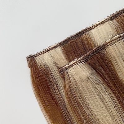 100g/PC 20 Zoll Höchste Grade 13A Doppelgezogener Clip in Haarverlängerung für weiße Frauen