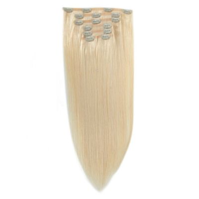 18 Zoll 20 Zoll 22 Zoll Clip in Haarverlängerungen doppelte Zöpfe 100% menschliches Haar