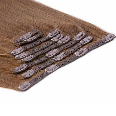 100% russische menschliche Remy Haare Clip Ins Bodywave Textur bei Jungfrau menschliche Haarverlängerung