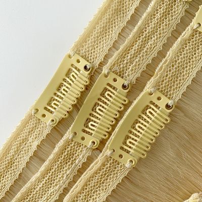 Russian Virgin Hair Clip in Human Hair Extensions Vorgebundene Styling Clips 100 g / Stück