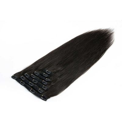 Gerade 18 Zoll und 20 Zoll Roh Indian Hair Clip in Haarverlängerung Stil Gerade