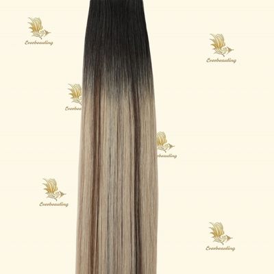 100% menschliches Haar Remy Jungfrau Russisches Band in Haarverlängerungen Gerade Stil Kein Vergießen