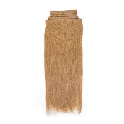 100% Remy menschliches Haar Unsichtbares Clip Ins Langes Gerades PU Natürliche Textur Haarverlängerung