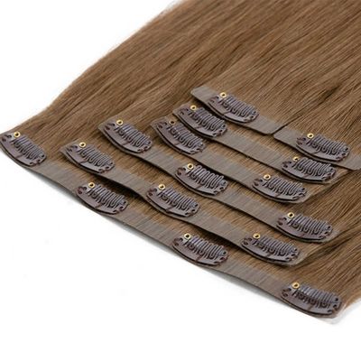 Nahtlose Clip Ins Vietnamesische Haarverlängerungen mit vorgebundenen Stil-Clips und Tangle No