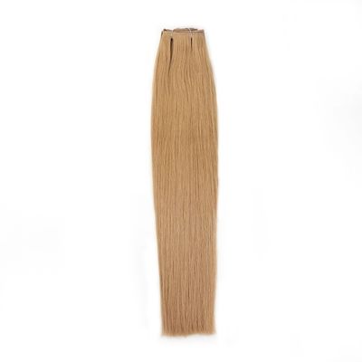 Lieferung Unverarbeitete nahtlose PU-Hautwebe Clip in Haarverlängerung Keine Vergießung Keine Verwicklung
