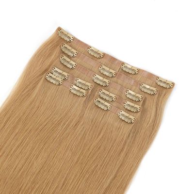 Lieferung Unverarbeitete nahtlose PU-Hautwebe Clip in Haarverlängerung Keine Vergießung Keine Verwicklung