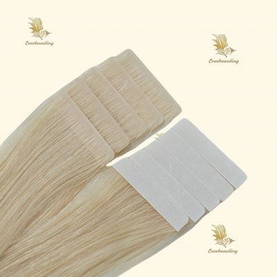 Straight Style Multicolor Tape Ins Doppel gezogenes unsichtbares PU-Tape Haarverlängerungen