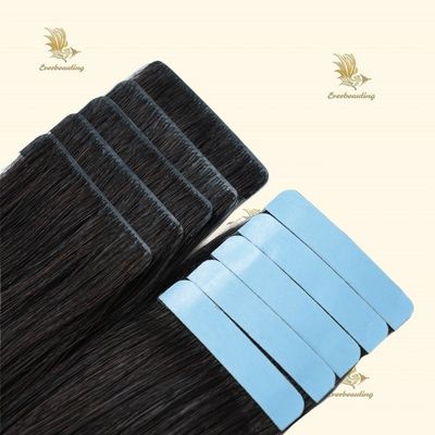 Straight Style Multicolor Tape Ins Doppel gezogenes unsichtbares PU-Tape Haarverlängerungen