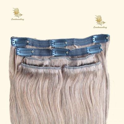 120g/PC Muti-Color Clip auf Haarverlängerungen Menschenhaar Clip Ins mit Muti-Color-Optionen