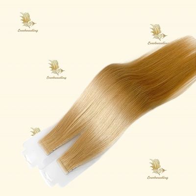 Straight Tape in Haarverlängerung Ombre Balayage Farbe Unsichtbar OEM für Straight Style
